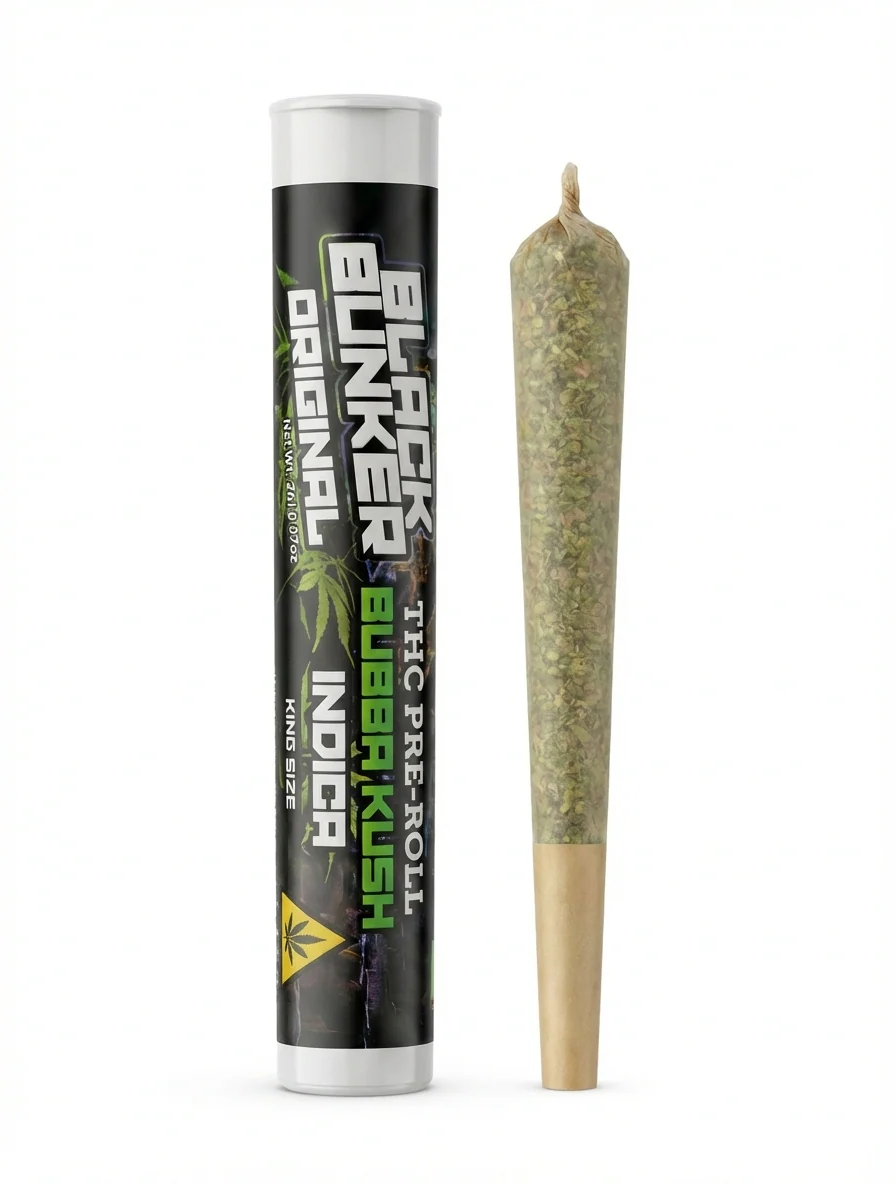 Black Bunker Original THC Pre Rolls 2G (1Ct) - Image 4