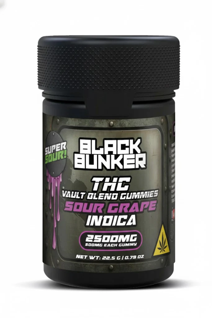 Black Bunker THC Vault Blend Gummies 2500MG (5Ct) - Image 4