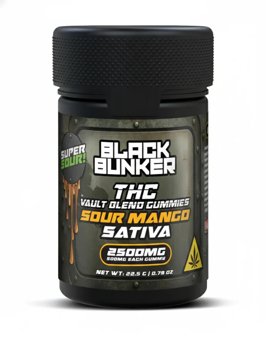 Black Bunker THC Vault Blend Gummies 2500MG (5Ct) - Image 5