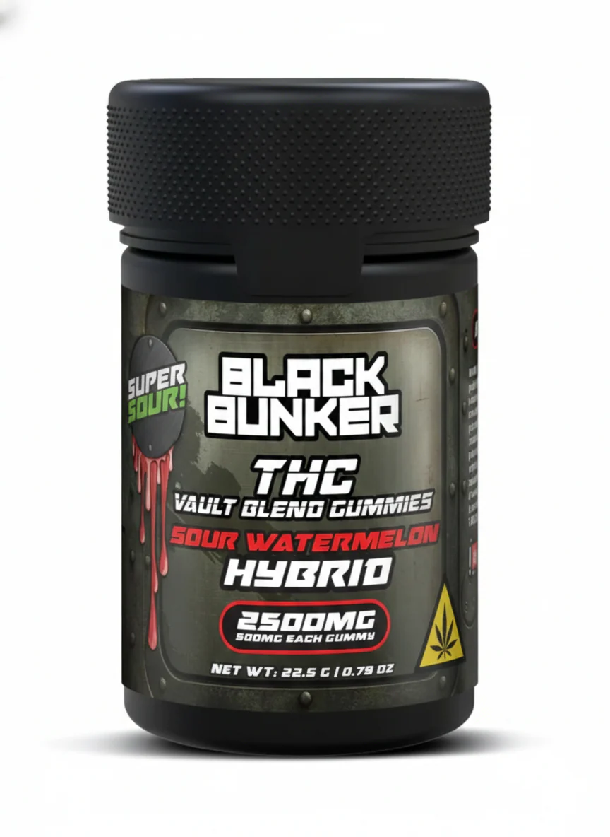 Black Bunker THC Vault Blend Gummies 2500MG (5Ct) - Image 6