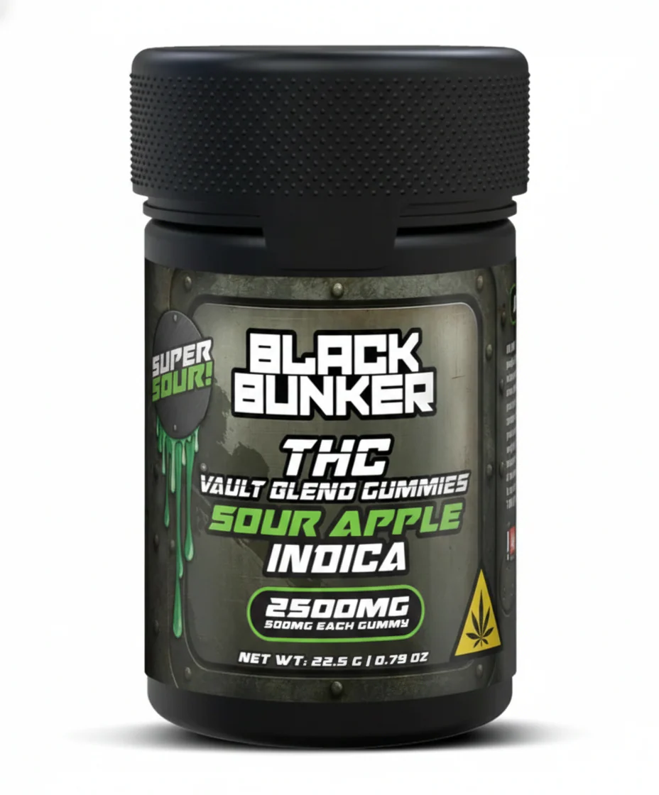 Black Bunker THC Vault Blend Gummies 2500MG (5Ct) - Image 7
