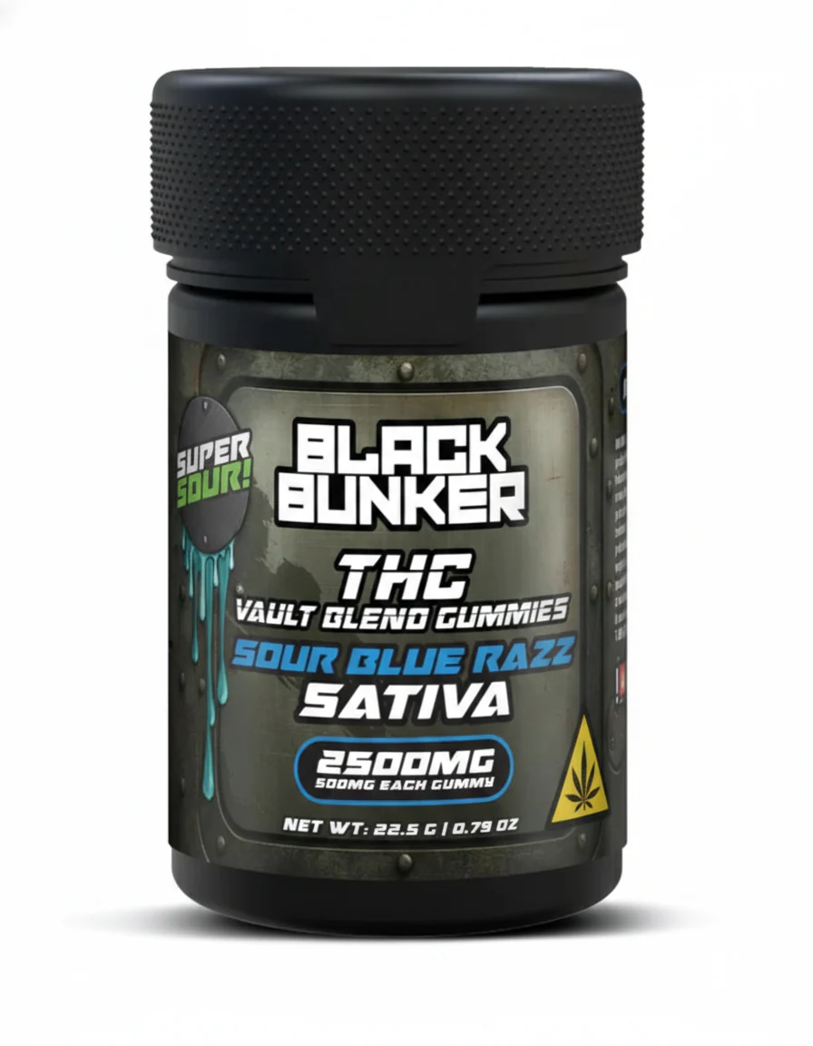 Black Bunker THC Vault Blend Gummies 2500MG (5Ct) - Image 8