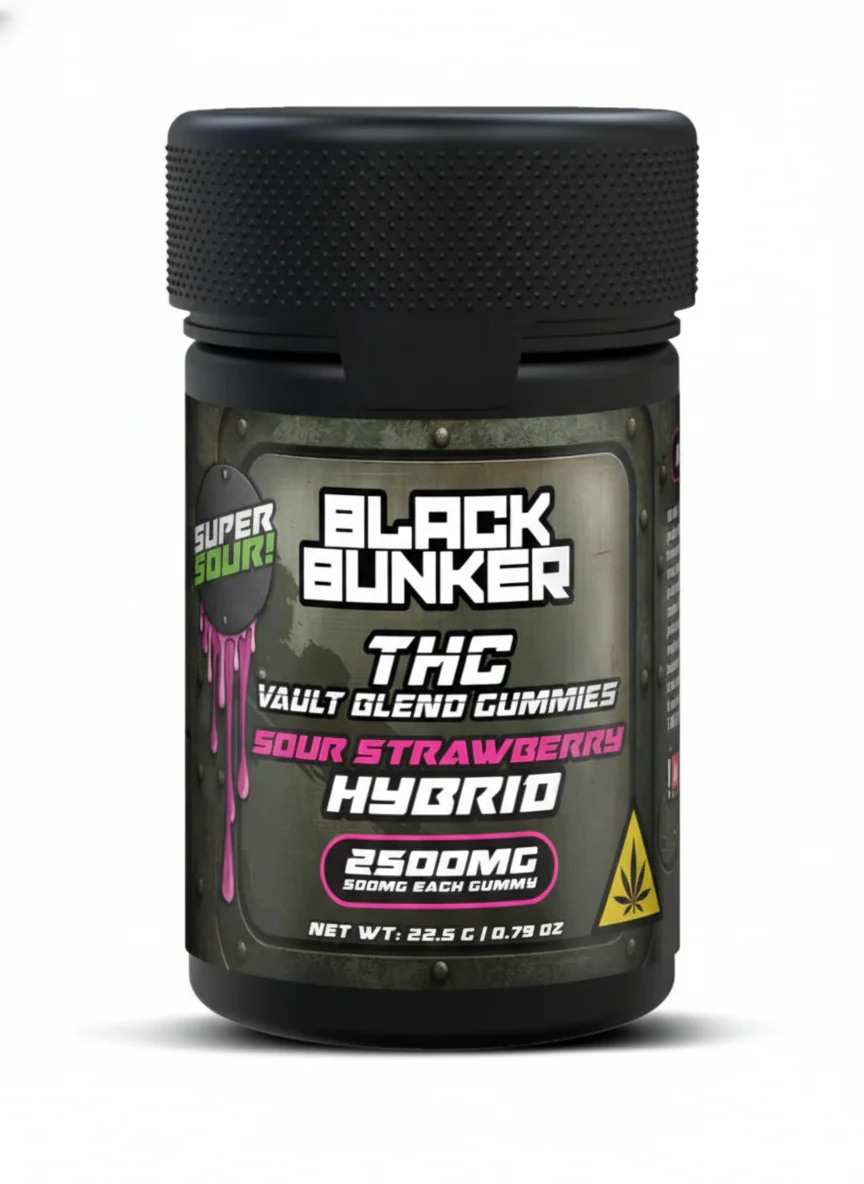 Black Bunker THC Vault Blend Gummies 2500MG (5Ct) - Image 9