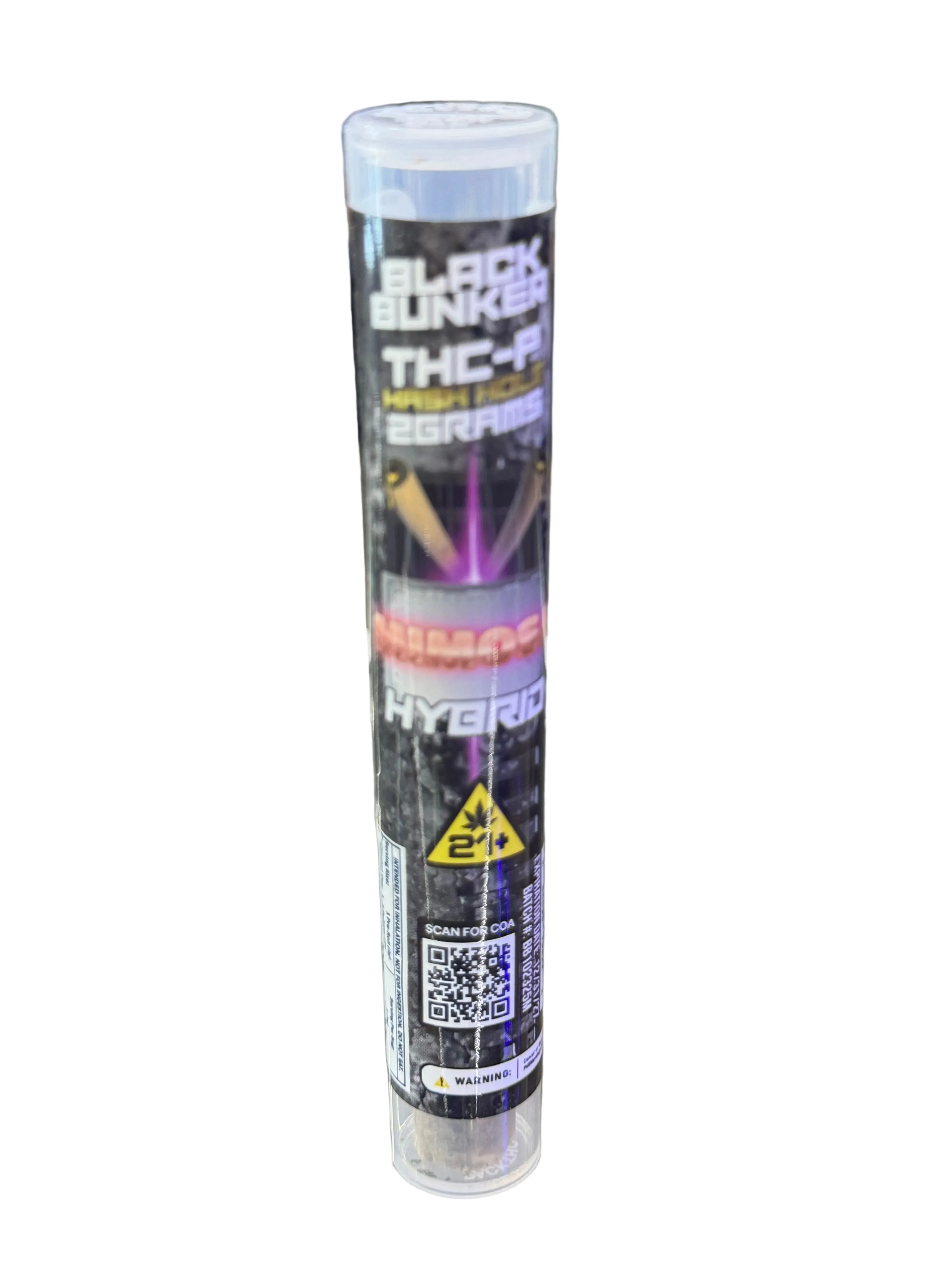Black Bunker THCp Hash Hole Pre Roll 2G - Image 4