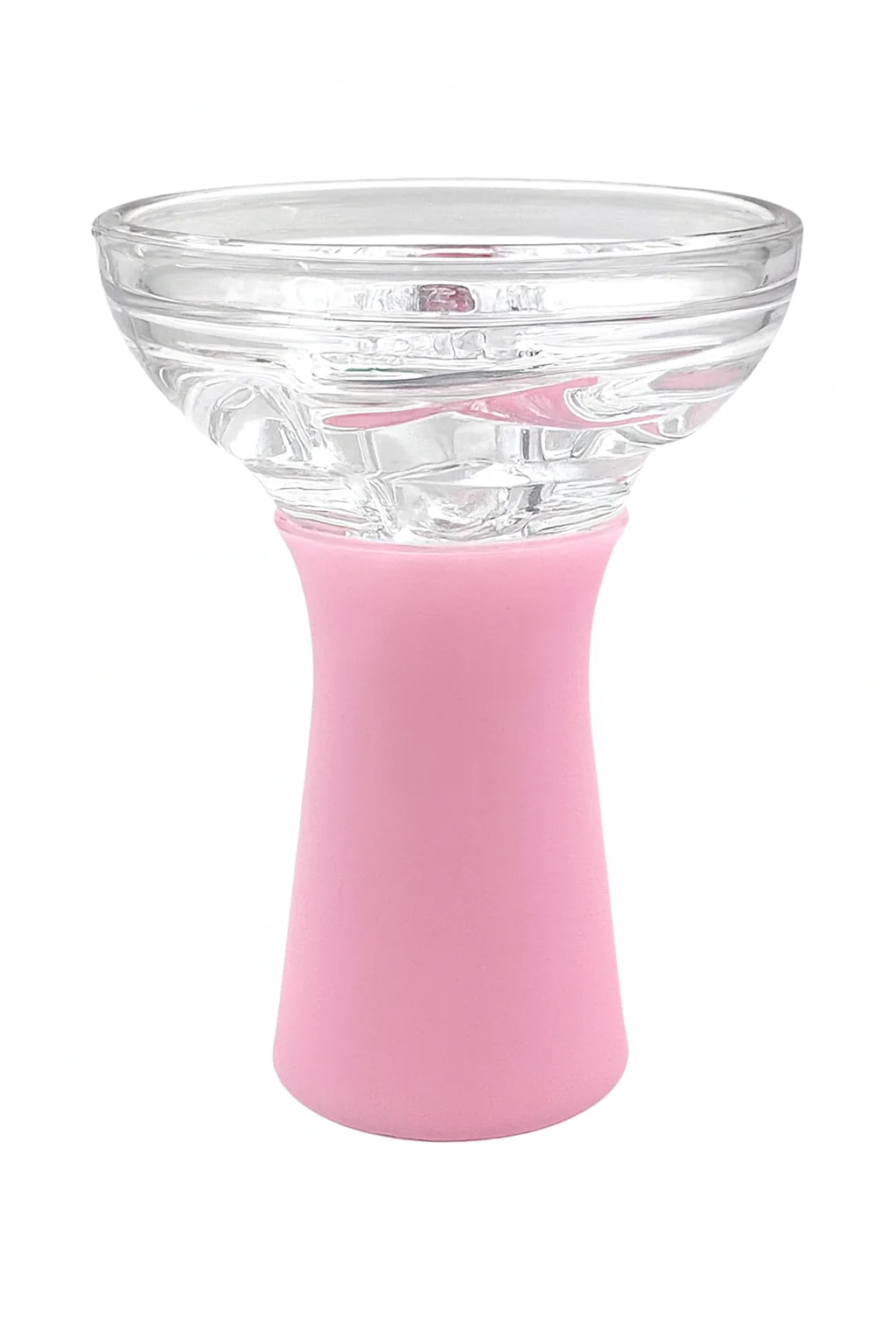 Clear Top Silicone Base Hookah Head - Image 3