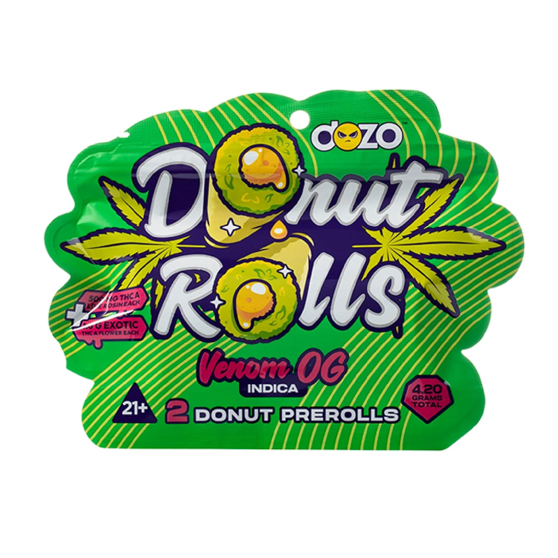 Dozo THCp Donut Rolls Pre Rolls 4.2G - Image 3
