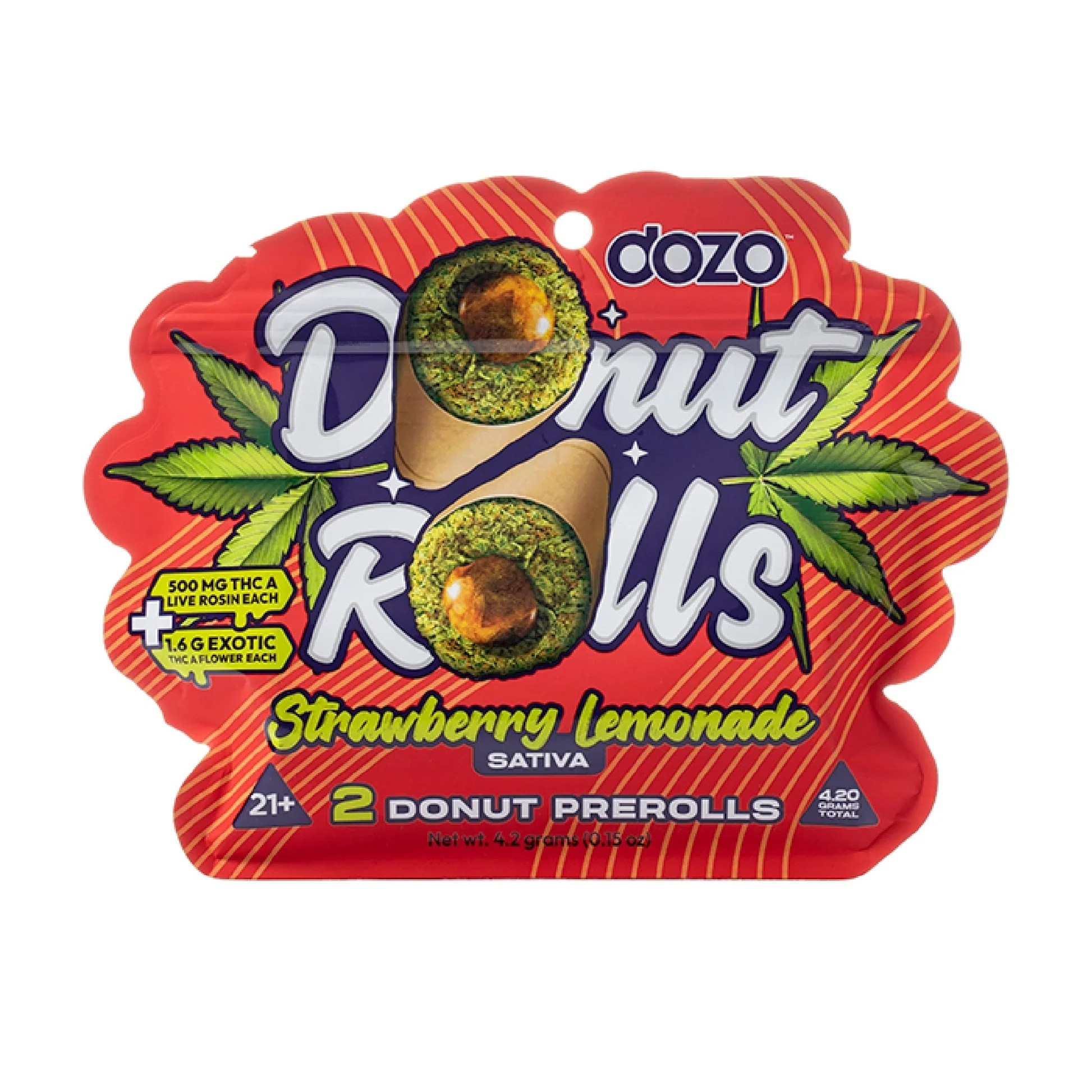Dozo THCp Donut Rolls Pre Rolls 4.2G - Image 8