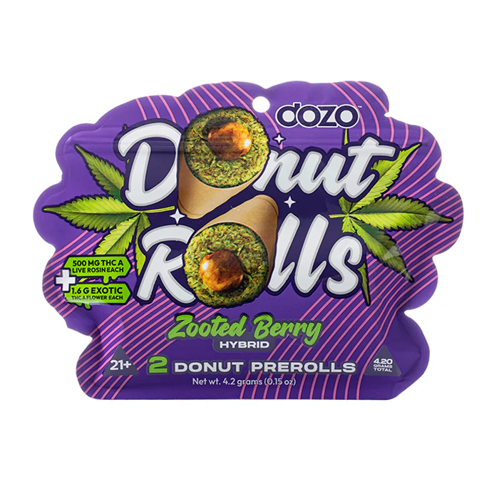 Dozo THCp Donut Rolls Pre Rolls 4.2G - Image 9