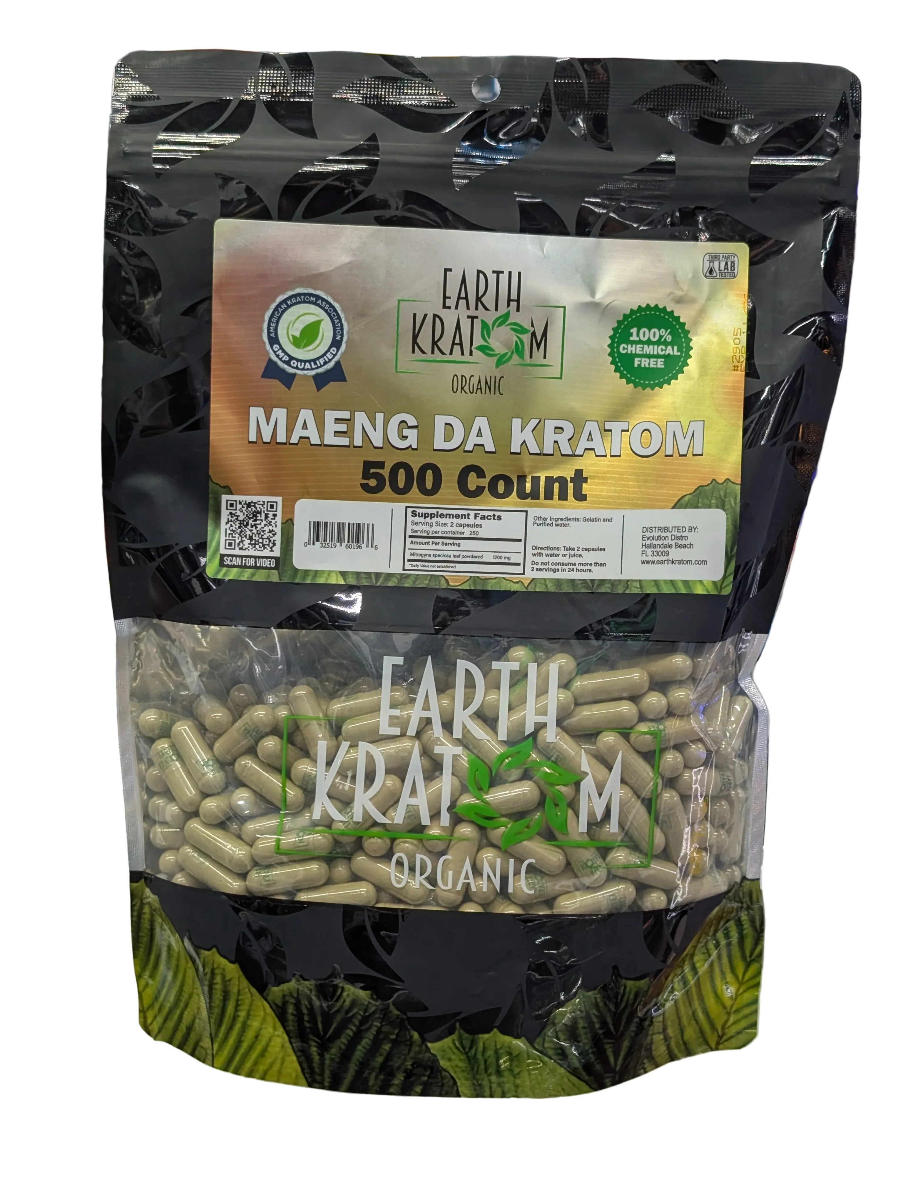 Earth Kratom Organic Capsules (500Ct) - Image 4