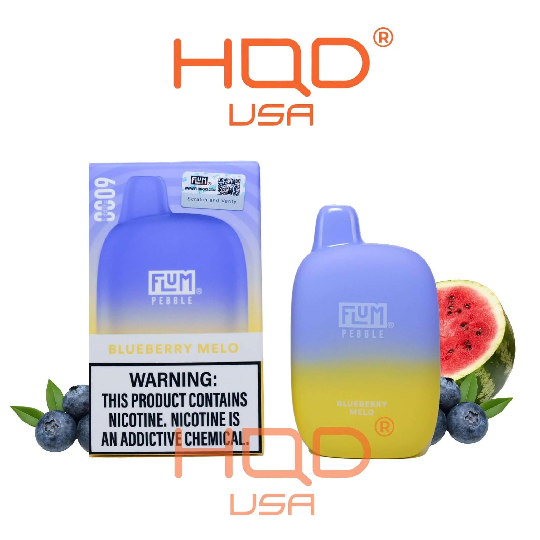 Flum Pebble 6000 Rechargeable Disposable Vape - Image 4