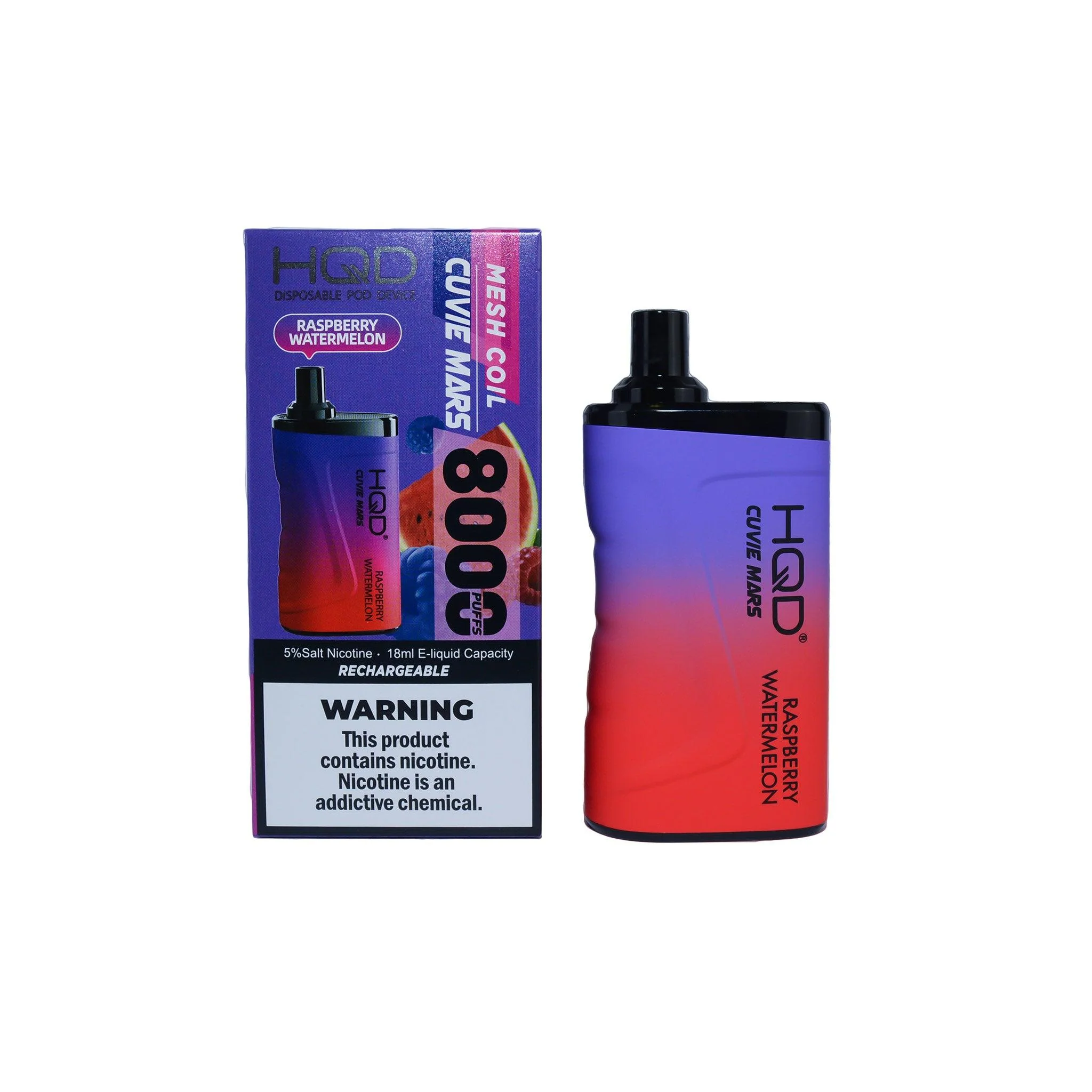 HQD Cuvie Mars 8000 Disposable Vape - Image 5