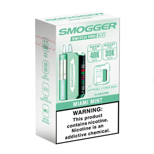 Smogger Switch Pro 40K Pro Kit DIsposable Vape - Image 5